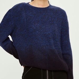 Top shop navy and black sweater